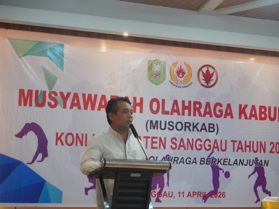 Jabat Ketua KONI Sanggau Periode 2026-2030, Urbanus Persiapkan Hadapi Proprov